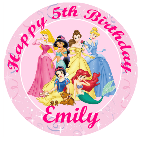 Disney Princess Edible Cake Topper