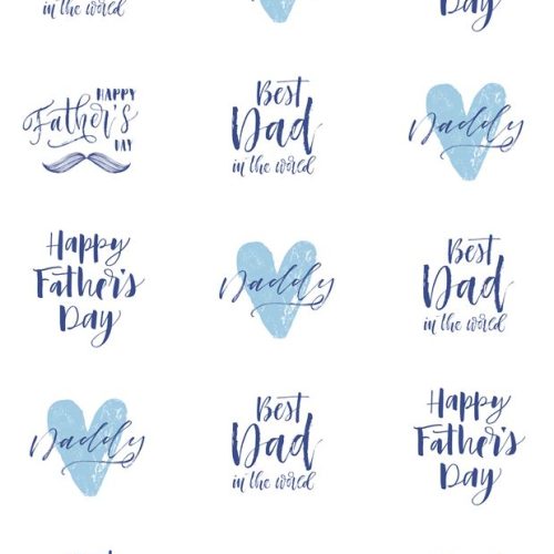 fathers day edible cake toppers