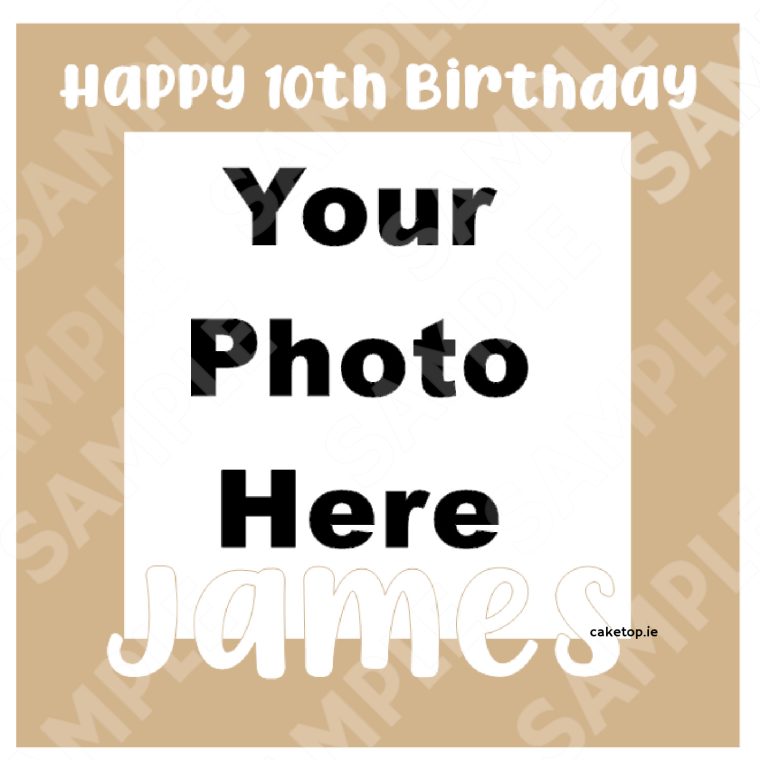 Add Photo Edible Cake Topper