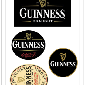 Guinness Cut out Prints