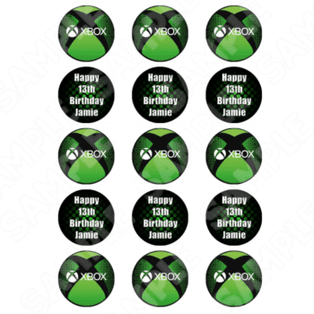 XBOX Edible Cake Toppers