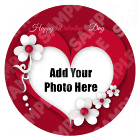 Add your photo Valentines Cake Topper