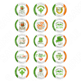 St. Patricks Day Edible Cupcake Toppers