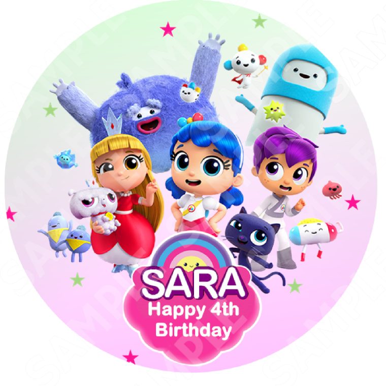 True and the Rainbow Kingdom Edible Cake topper