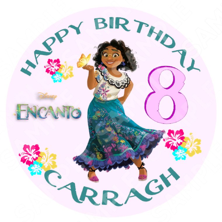 Mirabel Edible Cake Topper