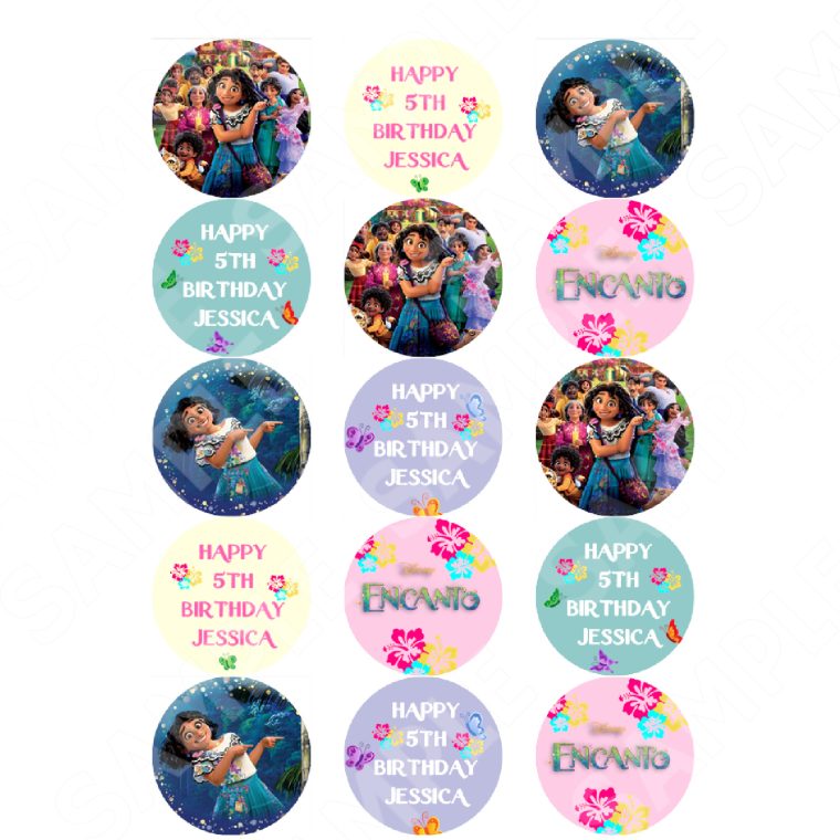 encanto Edible Cupcake Topper