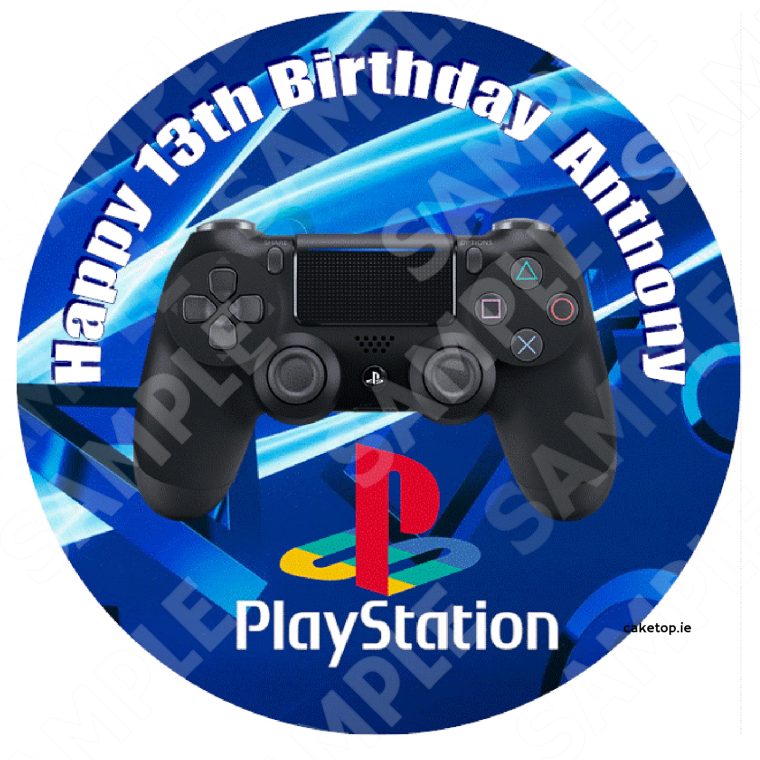 Play Station Edible Cake Topper