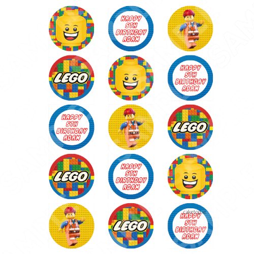 Lego Edible Cake Topper