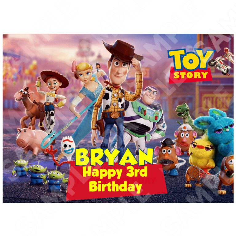 Toy Story Edible Cake Topper