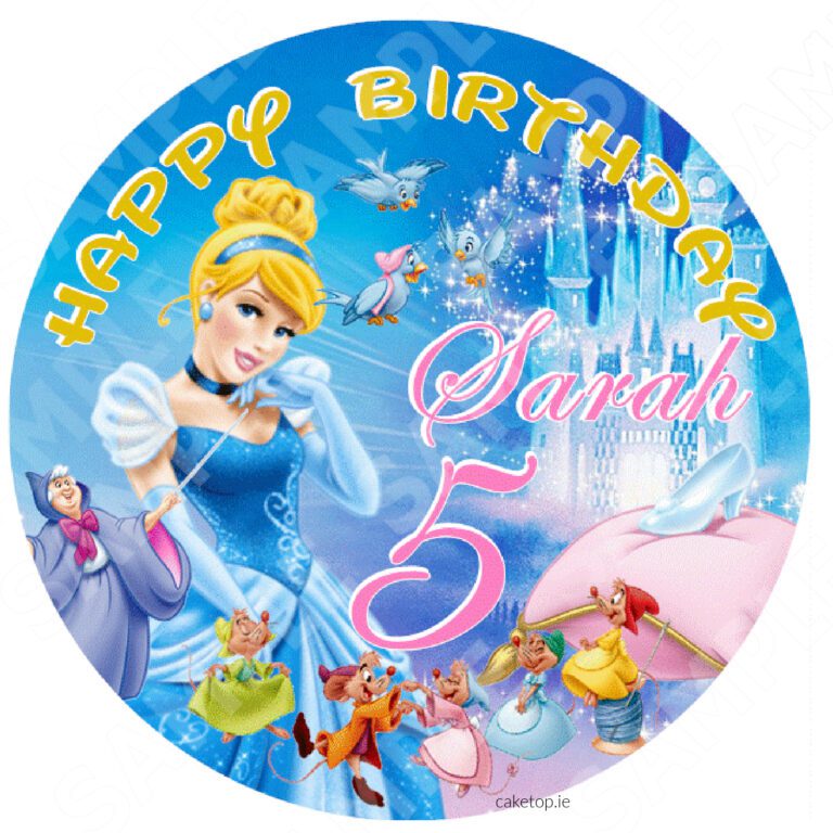 Disney Princess Edible Cake Topper