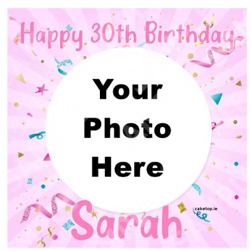 Add your Photo Edible Cake Topper
