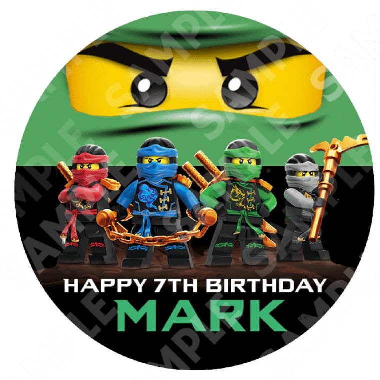 Ninjago Edible Cake Topper