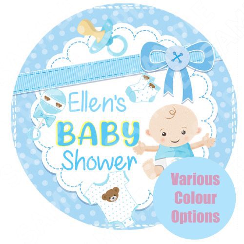 Baby Shower Edible Cake Topper