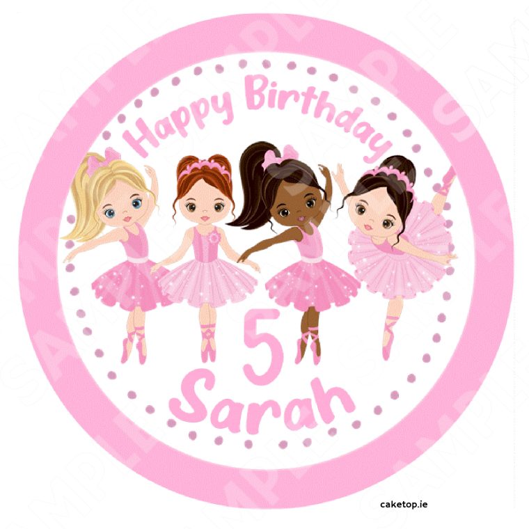 Ballerina Edible Cake Topper