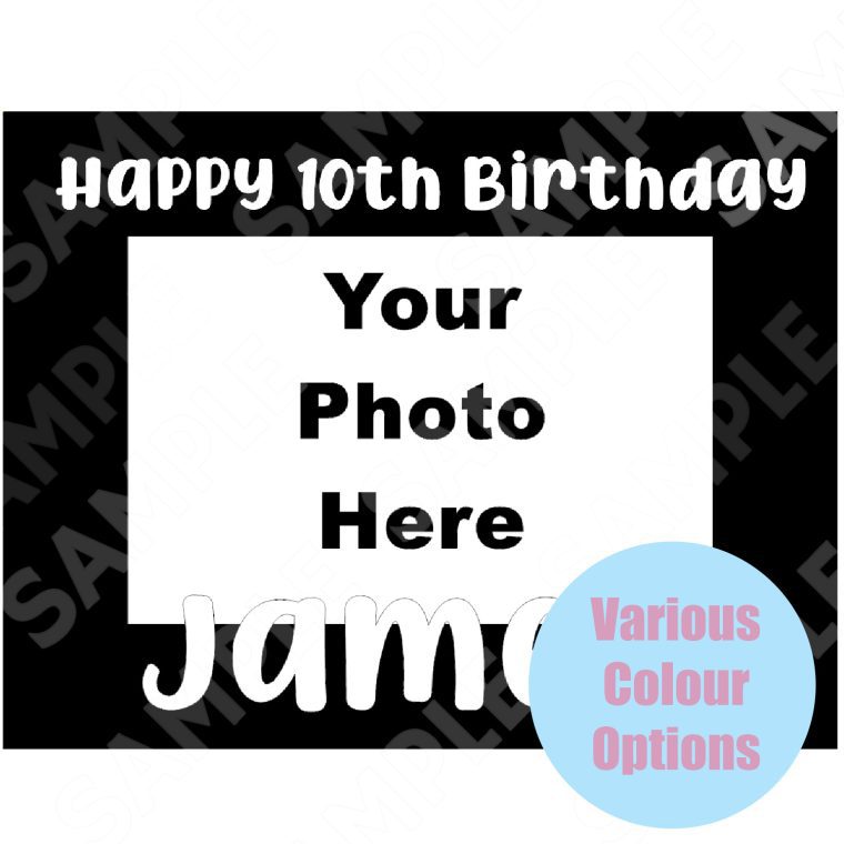 Add Photo Edible Cake Topper