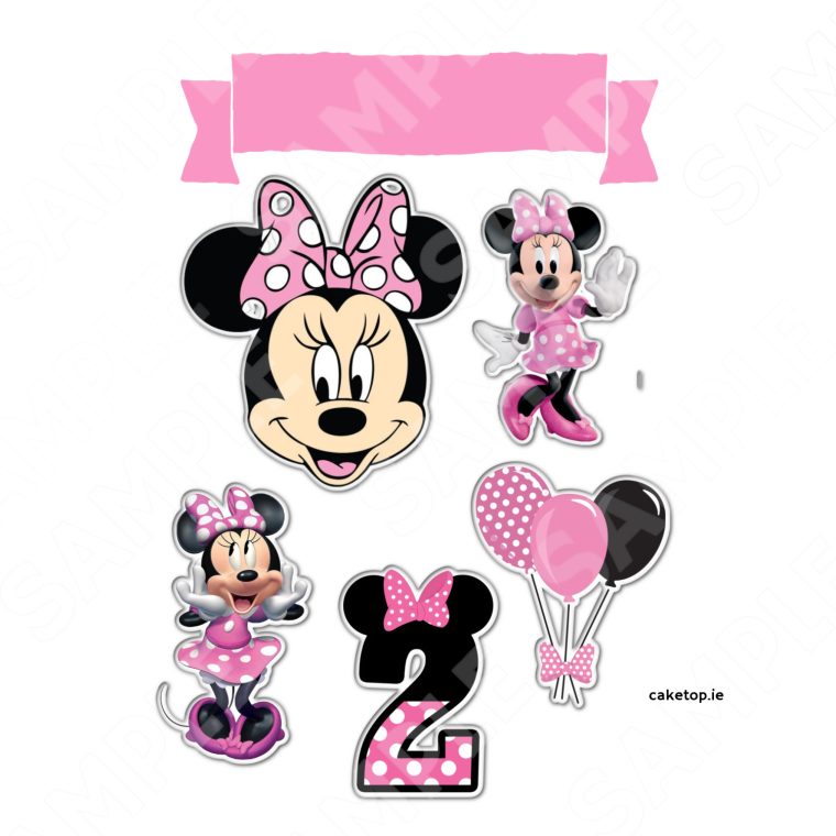 Minnie Mouse Edible Cake Topper