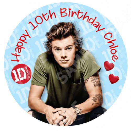 One Direction Edible Cake Topper