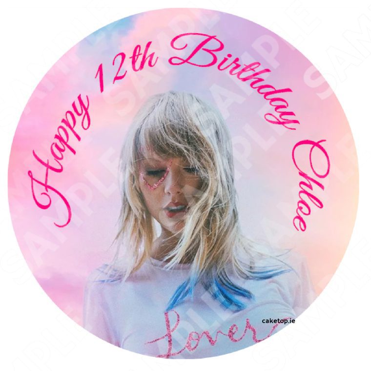 Taylor Swift Edible Cake Topper