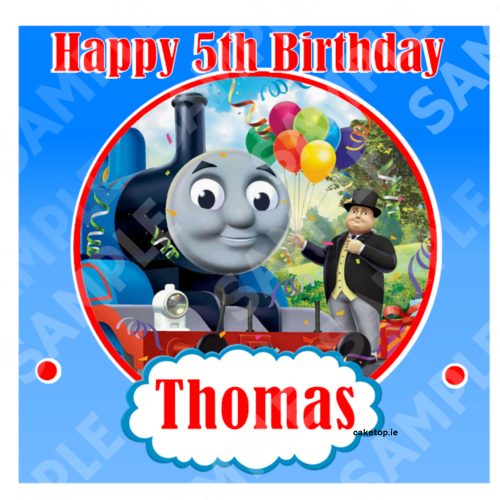 Thomas the Tank Engine Edible Cake Topper