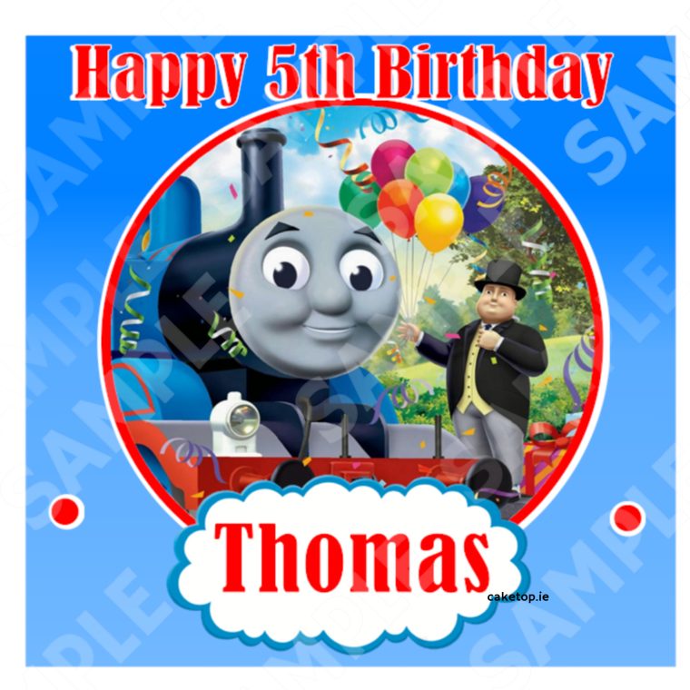 Thomas the Tank Engine Edible Cake Topper