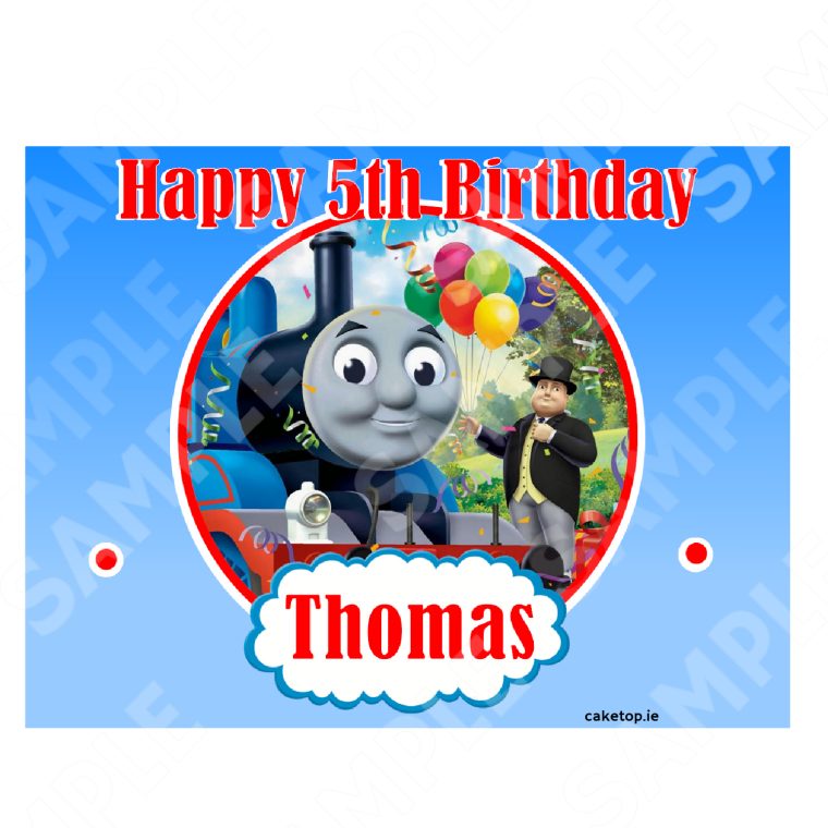 Thomas the Tank Engine Edible Cake Topper