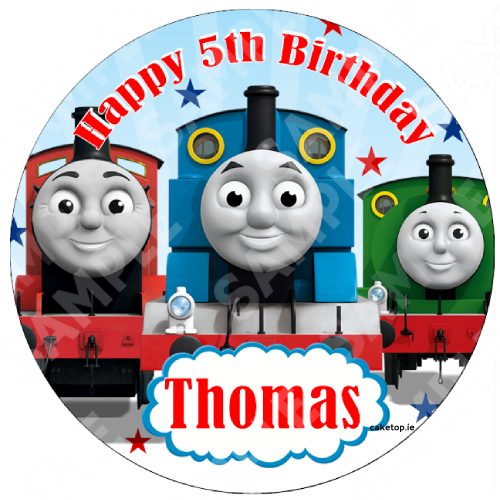 Thomas The Tank Engine Edible Cake Topper