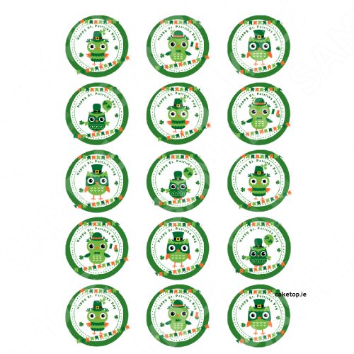 St. Patricks Day Edible Cake Topper