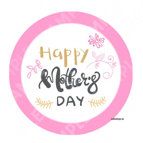 Mothers Day Edible Cake Topper