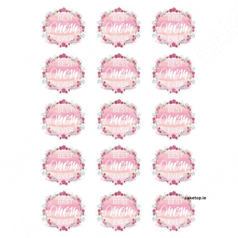 Mothers Day Edible Cake Topper