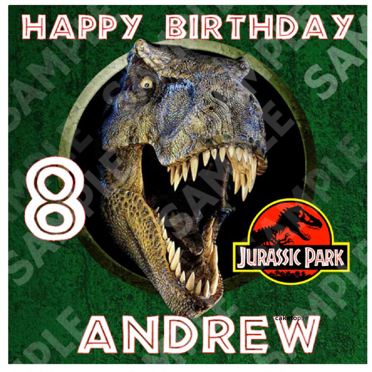 Jurassic Edible Cake Topper