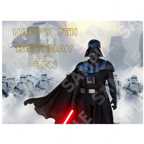 Starwars Edible Cake Topper