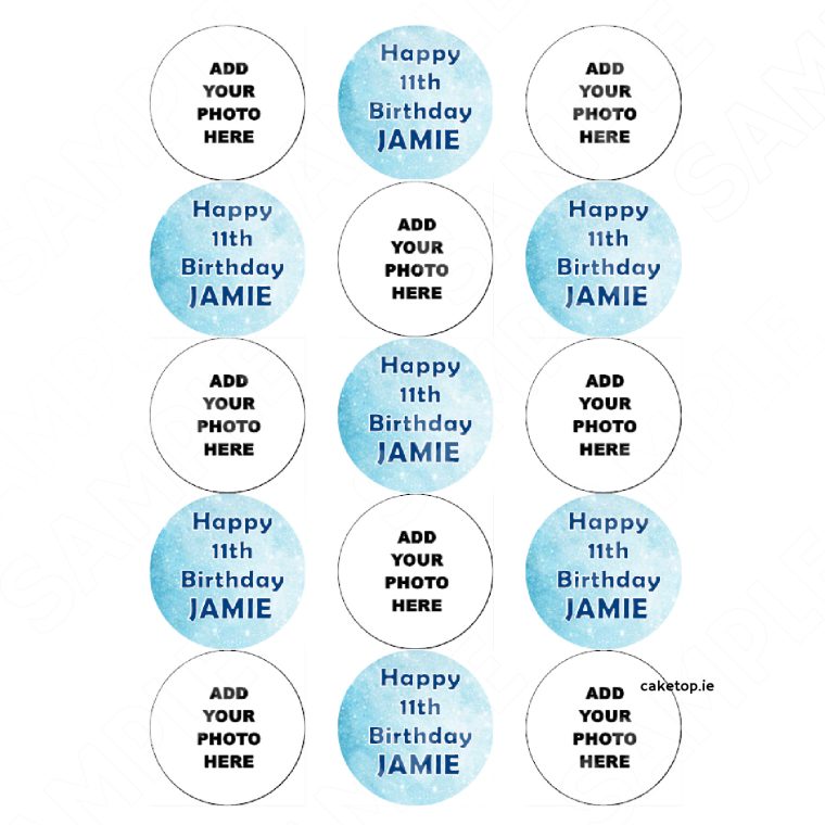 Birthday Edible Cake Topper