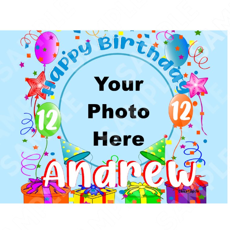 Birthday Edible Cake Topper