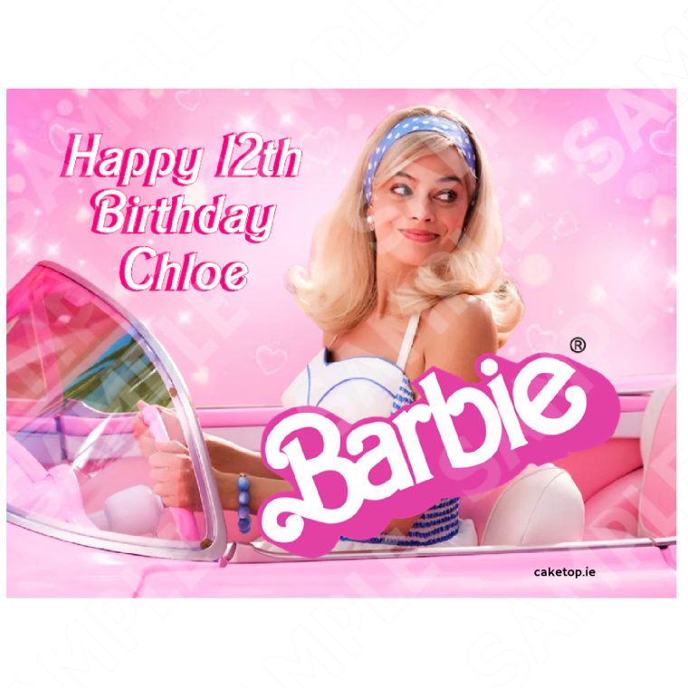 Barbie Edible Cake Topper