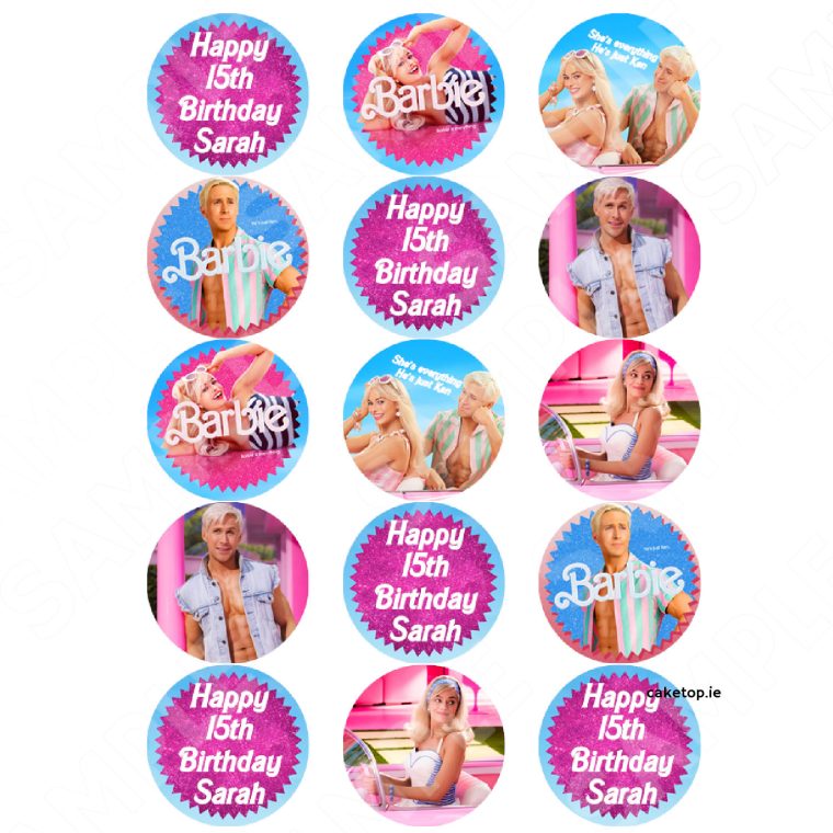 Barbie Edible Cake Topper