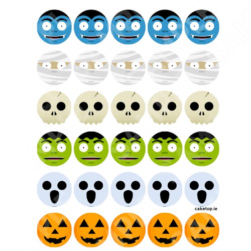 Halloween Edible Cake Topper