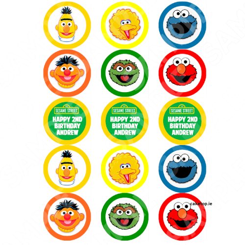 Sesame St Edible Cake Topper