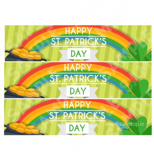 St Patricks Day Edible Cake Topper