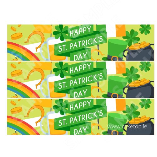 St Patricks Day Edible Cake Topper