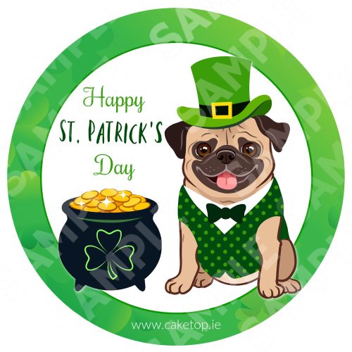 St Patricks Day Edible Cake Topper